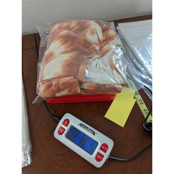 Lush Tie Dye Sweatshirt M Rust Twist Front Long Sleeve Casual Staple Gym Active - Picture 9 of 9